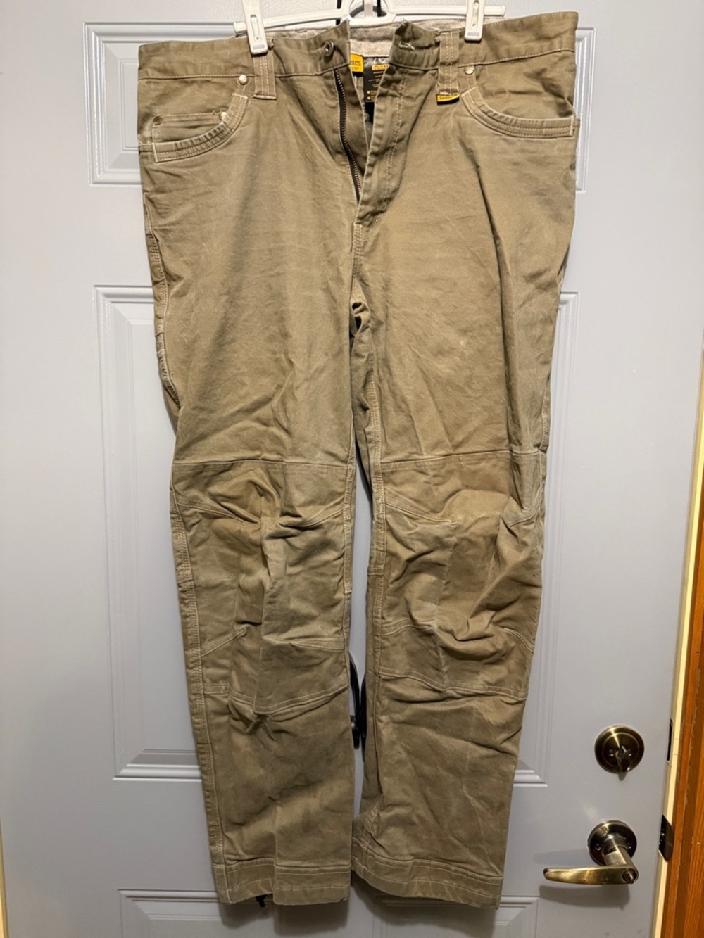 Men's Dewalt Madison Everyday Work Pants in Tan